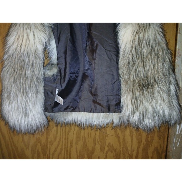 Ann Taylor Loft Vest Faux Fur Women's Size Medium Lined 24×15 - Picture 11 of 11